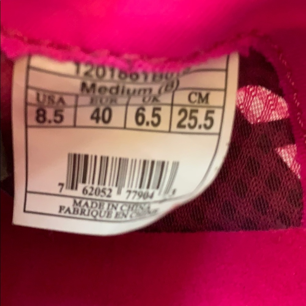 Brooks PR Sprint Track Black Pink Cleats Sz 8.5 - Picture 5 of 6